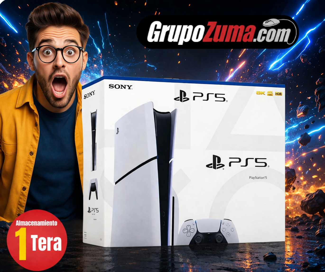 B2 PS5 SLIM DISCO Y DIGITAL DE 1TB EDICIÓN BÁSICA SIN JUEGO