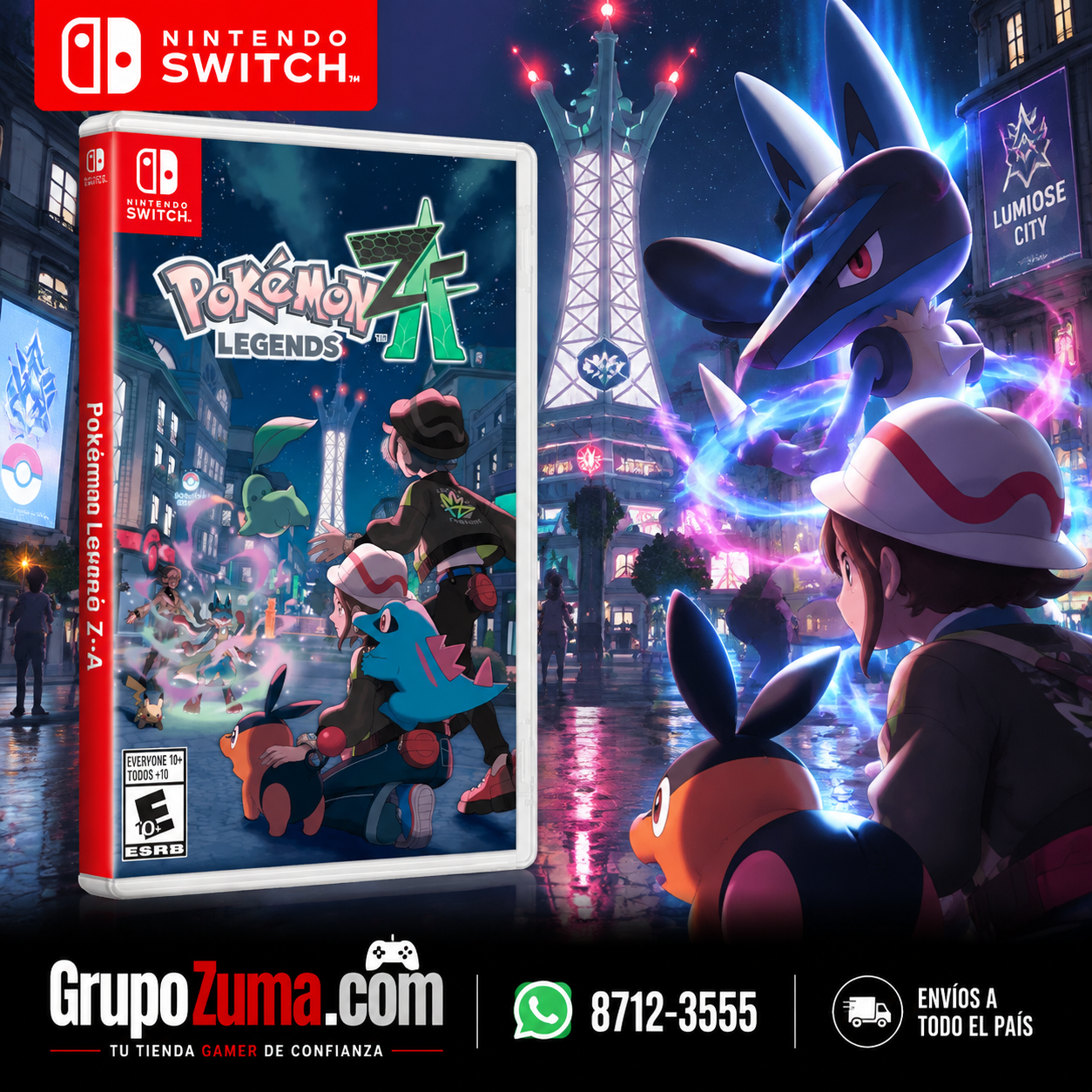 Pokémon Legends: Z-A - Nintendo Switch - Nuevo