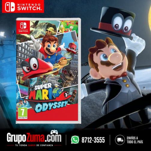 Super Mario Odyssey - Nintendo Switch - Nuevo
