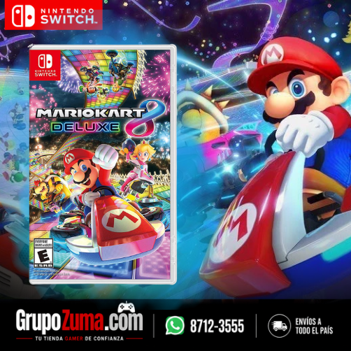 Mario Kart 8 Deluxe - Nintendo Switch - Nuevo