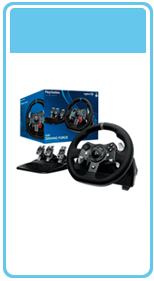 Volante con pedales metlicos para PS4