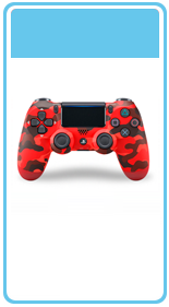 Control AAA Plus Camuflado Rojo para PS4