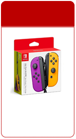 Joycon Naranja con Morado