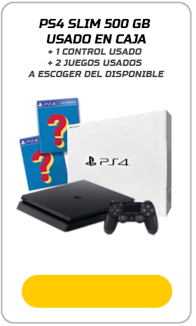 PS4 Slim Usada con caja 500 GB