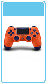 Control AAA Plus Naranja con Azul para PS4