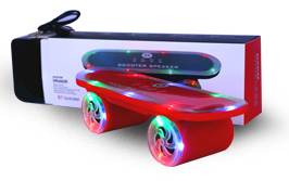 Parlante Bluetooth tipo patineta