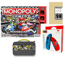 Monopoly Gamer + Joycon Meglaze + Estuche + Glass
